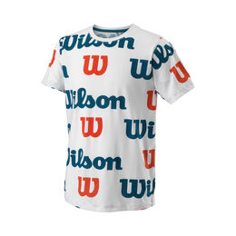 Abbigliamento Da Tennis Wilson All Over Logo Tech Tee